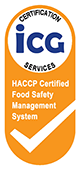 ICG HACCP Certification Footer